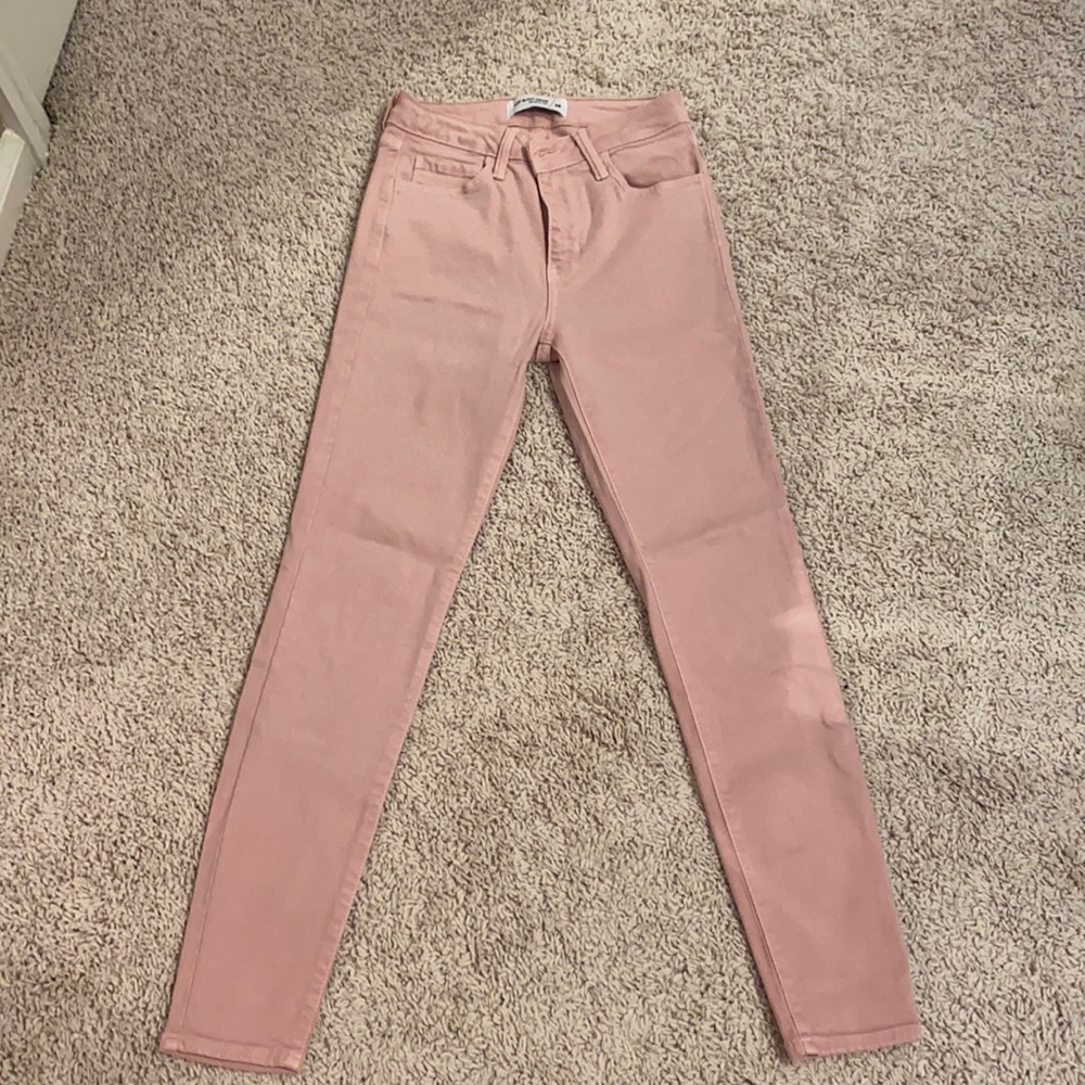 NWOT Just Black Denim  Pink Denim Skinny Jeans